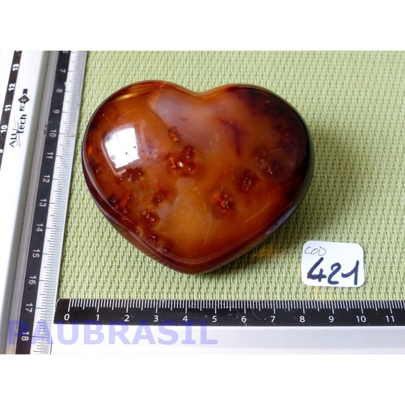 Coeur en Cornaline de 246g