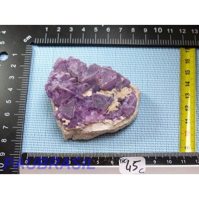 Fluorite Fluorine rose brute du Mexique Q Extra 130g