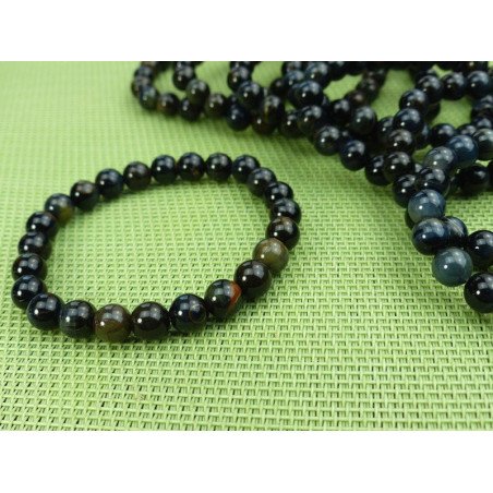 Bracelet Piémontite - Dragon Stone en perles de 8mm