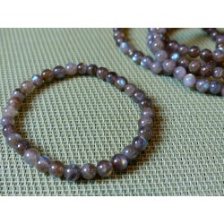 Bracelet Labradorite Q Extra en perles de 6mm