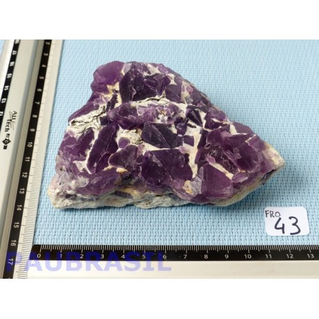 Fluorite Fluorine rose brute du Mexique Q Extra 490g