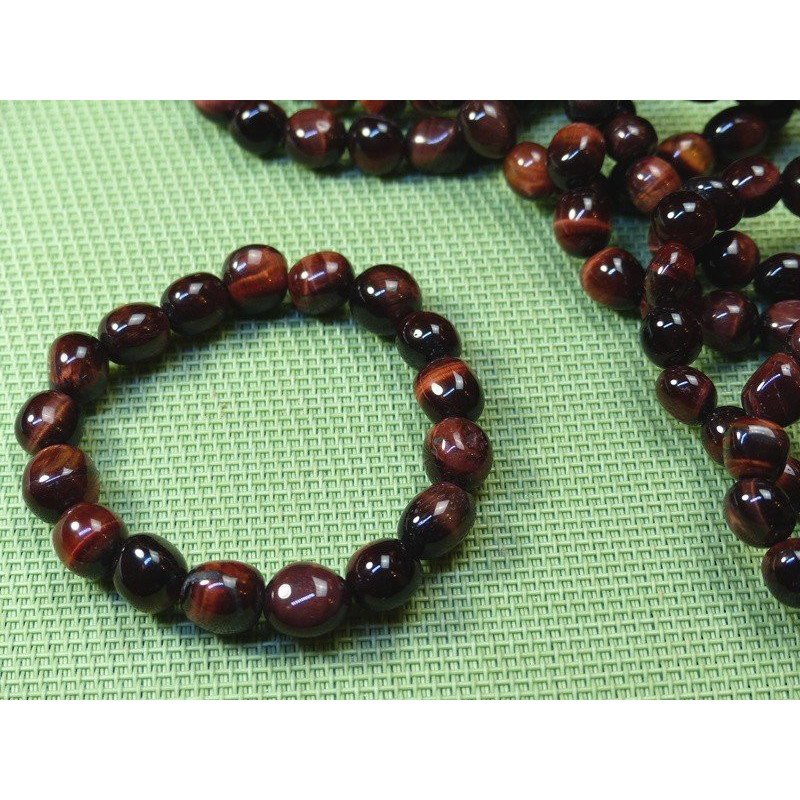 Bracelet Jaspe Leopard en pierres roulées