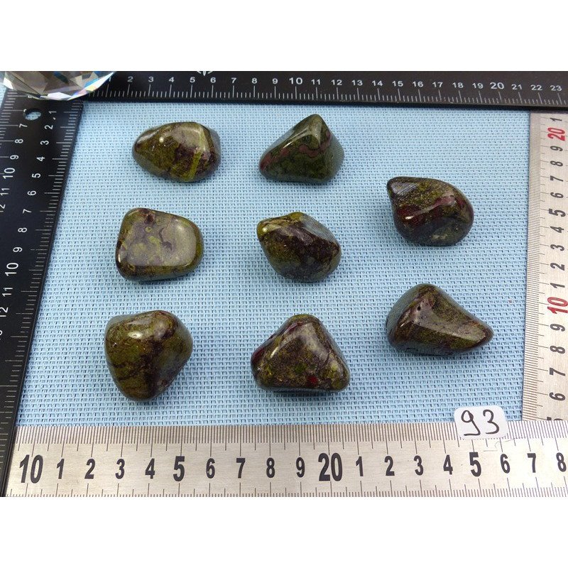 Piemontite - Dragon Stone Pierre Roulée à l unité de 35 à 40 | Minéraux Paubrasil