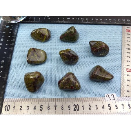 Piemontite - Dragon Stone Pierre Roulée à l unité de 35 à 40 | Minéraux Paubrasil