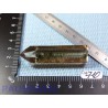 Pointe surfacée de Citrine naturelle avec inclusions de Chlorite Q Extra Brésil 34gr