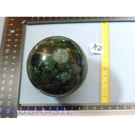 Sphère Jaspe Vert 513g 73mm diamètre