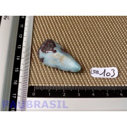 Larimar - Pectolite bleue pierre roulée de 11gr60