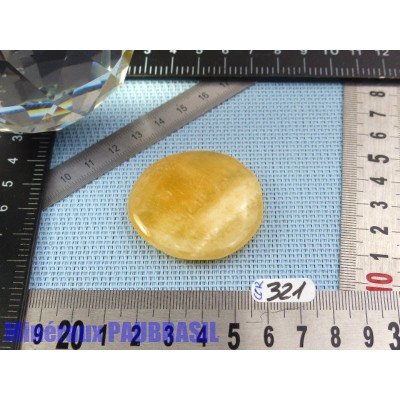 Calcite Orange Q Extra Pierre Plate 27gr50