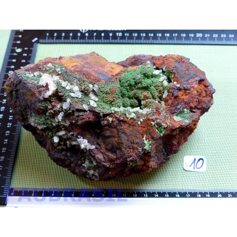 Conichalcite en pierre brute du Mexique 2348g PIECE SUPERBE