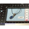 Pendentif Cyanite Cabochon Q Gemme 2gr50 monture argent 925