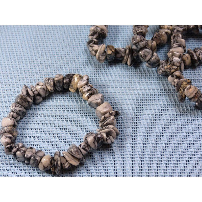 Bracelet baroque XL en Fluorite ou fluorine multicolore