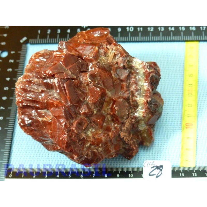 Calcite Hématocrite Brute Q Extra Mexique 906g