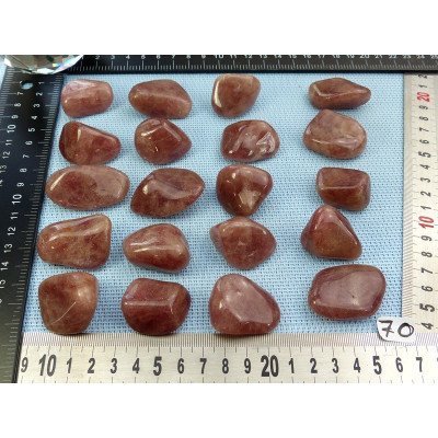 Aventurine Mauve Pierre Roulée à l unité de 20 à 25 gr | Minéraux Paubrasil