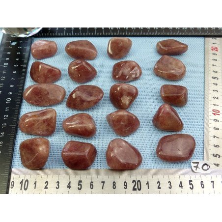 Aventurine Mauve Pierre Roulée à l unité de 20 à 25 gr | Minéraux Paubrasil