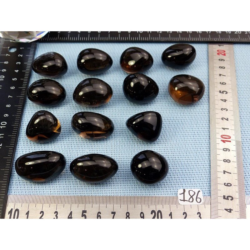 Quartz Fumé Q Extra Pierre Roulée à l unité de 20 à 25 gr | Minéraux Paubrasil