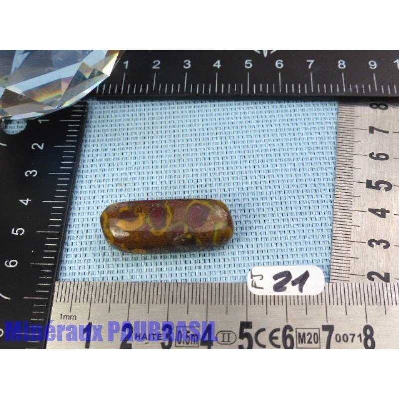 Fruit Jasper - Azubalite - Ajooba Jasper en Pierre Roulee Q Extra Extr