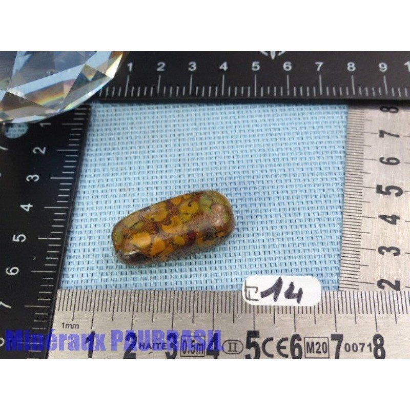 Fruit Jasper - Azubalite - Ajooba Jasper en Pierre Roulee Q Extra Extr