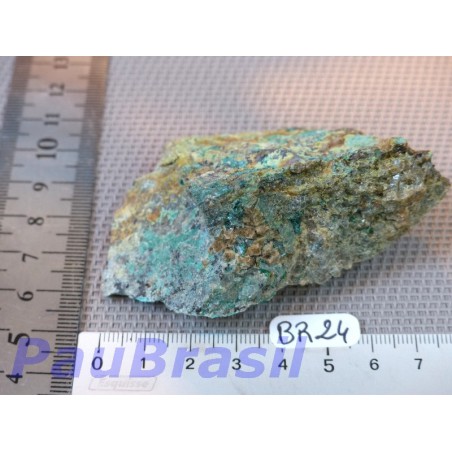Brochantite du Nevada en pierre brute de 129g Brochantite du Nevada en pierre brute de 129g