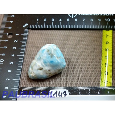LARIMAR - Pectolite bleue pierre semi roulée Q Extra 45gr LARIMAR - Pectolite bleue pierre semi roulée Q Extra 45gr