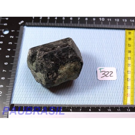 Tourmaline Noire Schorl Pierre Brute Biterminée Q EXTRA 242g