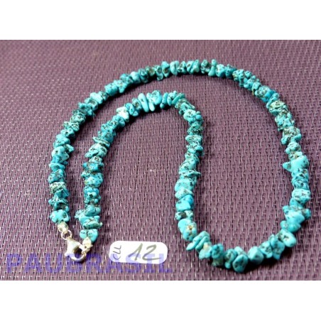 Collier baroque Turquoise de Sonora Mexique 44 cm Q Extra ++ . Collier baroque Turquoise de Sonora Mexique 44 cm Q Extra ++ .