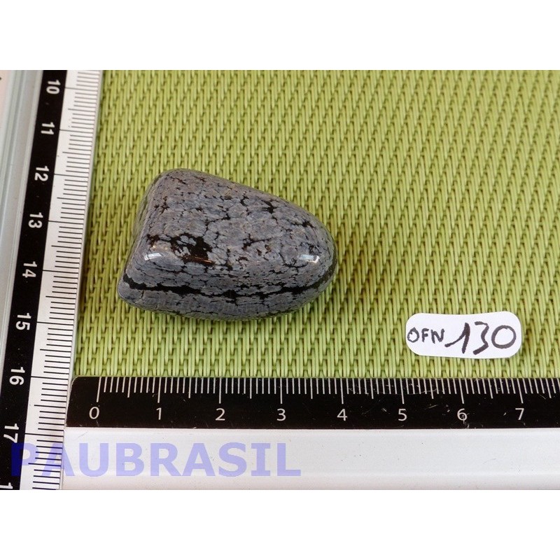 Obsidienne Flocon de Neige Pierre Roulée 23g