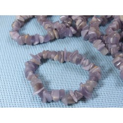 Bracelet baroque XL en Fluorite ou fluorine Mauve de France