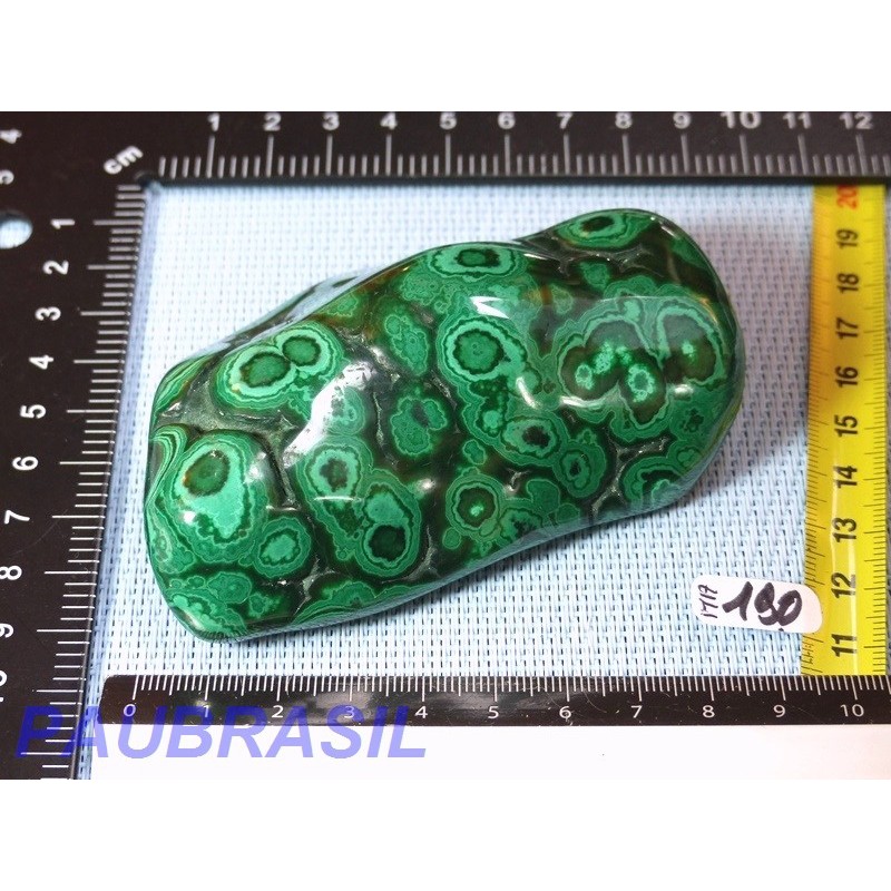 Malachite une face polie 231gr Q Extra