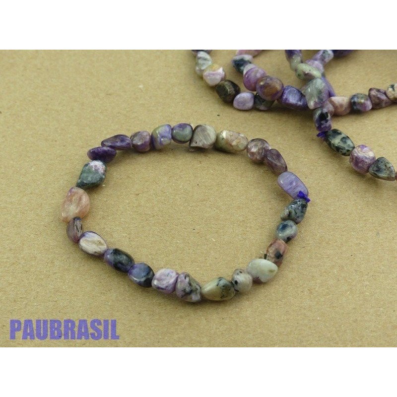 Bracelet Chrysocolle en mini pierres roulées - grains Q Extra