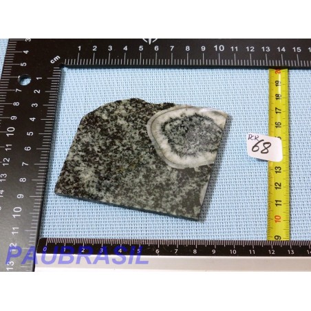 Plaque polie de Diorite orbiculaire de 78gr Rare