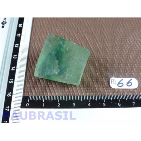 Fluorine Fluorite Verte en Pierre Brute Octaedre 45gr