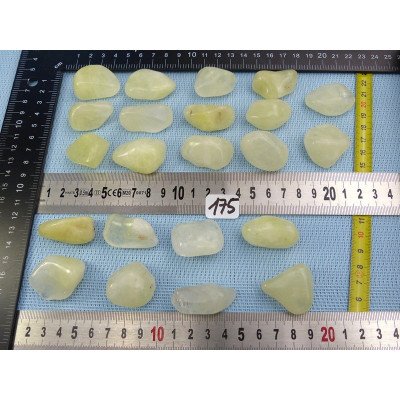 Quartz Soufre Pierre Roulée à l unité de 17 à 21 gr | Minéraux Paubrasil
