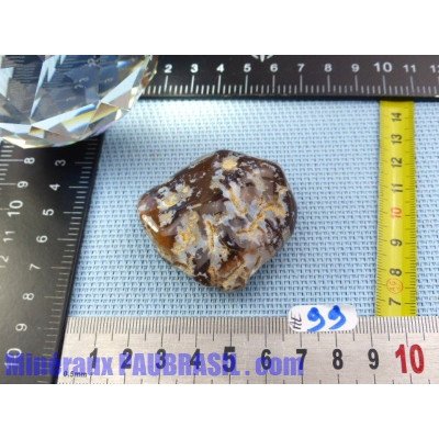 Agate à Eau polie du Bresil 56g Rare