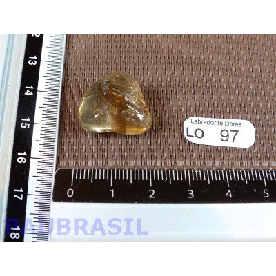 Bytownite - Labradorite dorée en pierre roulée 5gr Q Extra