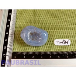 Calcédoine Bleue mini géode polie 14g Namibie