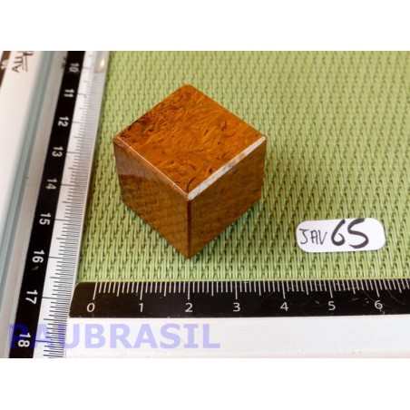 Cube poli en Jaspe Vermicelle -  Jaspe Marianne Q Extra 34g 23mm