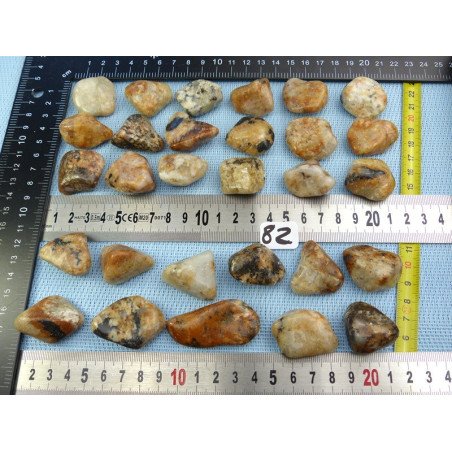 Cassitérite sur quartz Pierre Roulée à l unité de 15 à 19 gr | Minéraux Paubrasil