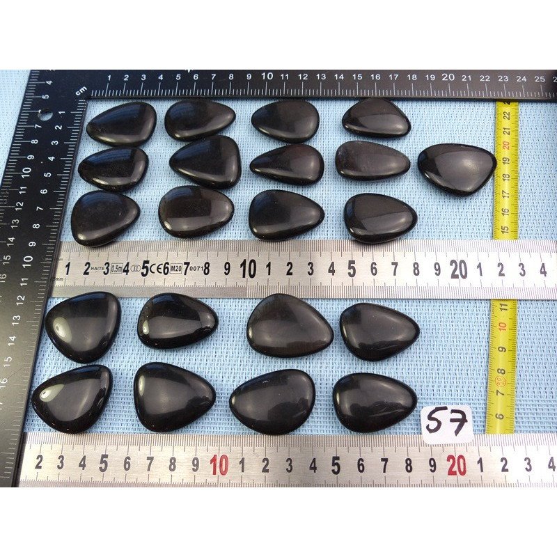 Obsidienne Fumée Q Extra Pierre Plate à l unité de 36 à 40 m | Minéraux Paubrasil