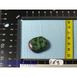 RUBIS ZOISITE en Pierre Plate Rectangulaire Q Extra 13g