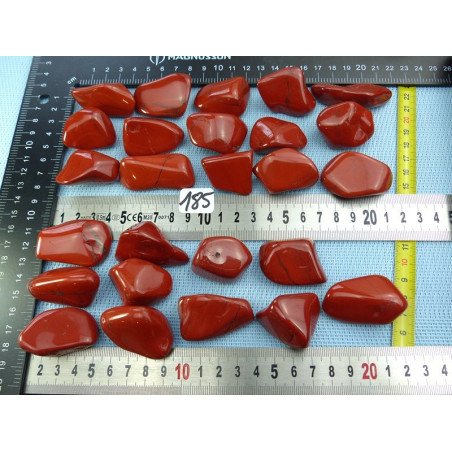 Jaspe Rouge Q Extra Afrique du Sud Pierre Roulée à l unité d | Minéraux Paubrasil