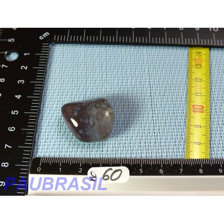 Agate Orbiculaire du Botswana en pierre roulée de 15gr