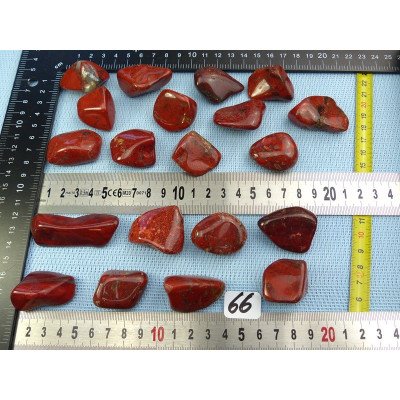 Jaspe Rouge Breschia Pierre Roulée à l unité de 22 à 25 gr | Minéraux Paubrasil