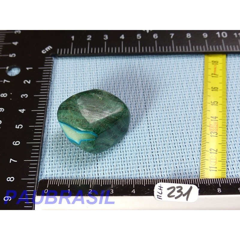 Malachite Chrysocolle en Pierre Roulée 51gr qualité A