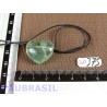 Pendentif Coeur Fluorite Verte 8gr