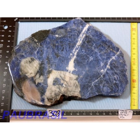 Plaque de Sodalite une face polie 667g