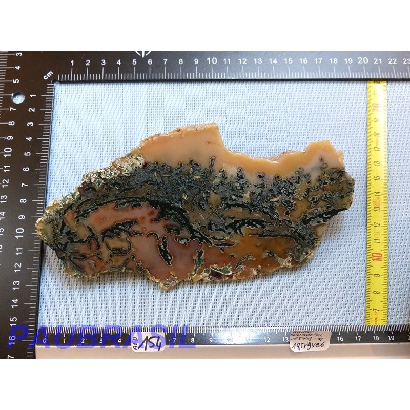 Tranche d agate naturelle Q Extra Brésil 151g Rare