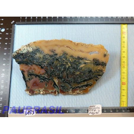 Tranche d agate naturelle Q Extra Brésil 159g Rare