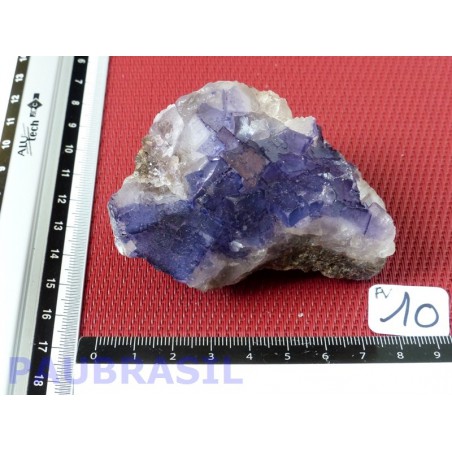 Fluorite fluorine  Violette brute 206g Q Extra Mexique