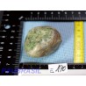 Diopside - Chrome diopside et quartz en pierre semi roulée 81g