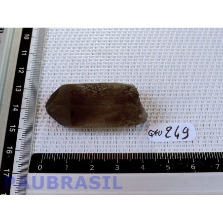 Pointe de Quartz Fumé brut du Brésil 19g Pointe de Quartz Fumé brut du Brésil 19g